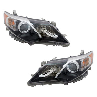 Pacific Best® - Driver and Passenger Side Replacement Headlight Set (CAPA Certified)