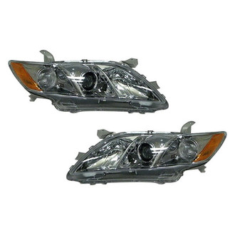 Pacific Best® - Driver and Passenger Side Replacement Headlight Set (NSF Certified)