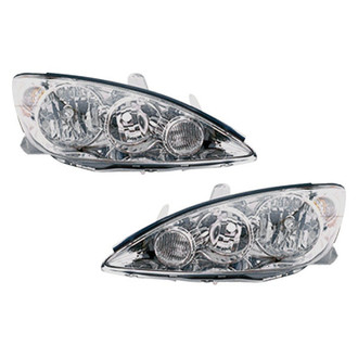 Pacific Best® - Driver and Passenger Side Replacement Headlight Set Lens and Housing (CAPA Certified)