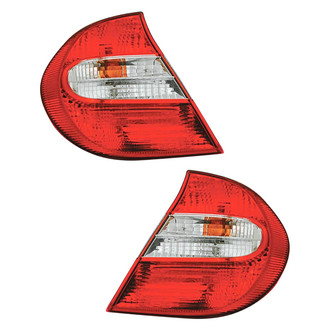 Pacific Best® - Driver and Passenger Side Replacement Tail Light Lens and Housings (Standard Line)
