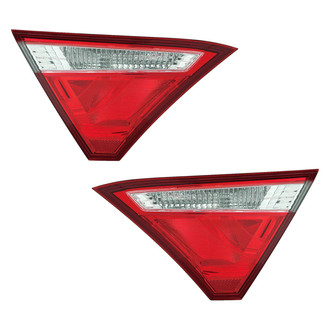 Pacific Best® - Driver and Passenger Side Inner Replacement Tail Lights (CAPA Certified)
