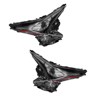 Pacific Best® - Driver and Passenger Side Replacement Headlight Set (Standard Line)