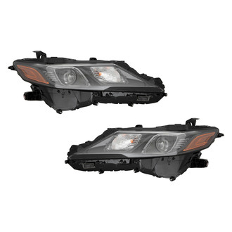 Pacific Best® - Driver and Passenger Side Replacement Headlight Set (Standard Line)