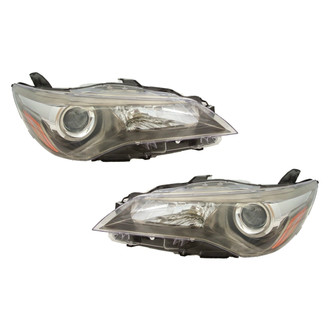 Pacific Best® - Driver and Passenger Side Replacement Headlight Set (NSF Certified)