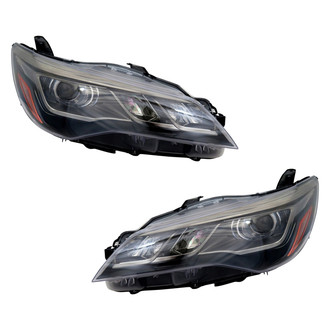 Pacific Best® - Driver and Passenger Side Replacement Headlight Set (CAPA Certified)