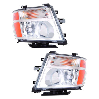 Pacific Best® - Driver and Passenger Side Replacement Headlight Set (NSF Certified)