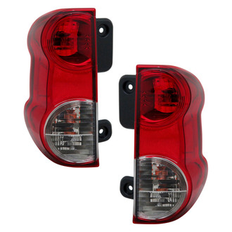 Pacific Best® - Driver and Passenger Side Replacement Tail Lights (CAPA Certified)