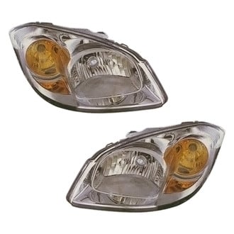 Pacific Best® - Driver and Passenger Side Replacement Headlight Set (CAPA Certified)