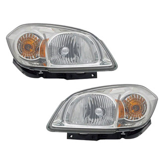 Pacific Best® - Driver and Passenger Side Replacement Headlight Set (Standard Line)