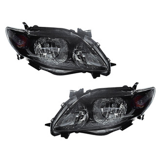 Pacific Best® - Driver and Passenger Side Replacement Headlight Set (Standard Line)