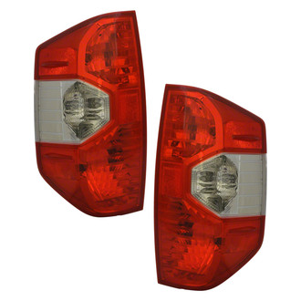 Pacific Best® - Driver and Passenger Side Replacement Tail Lights (CAPA Certified)