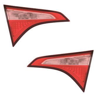 Pacific Best® - Driver and Passenger Side Inner Replacement Tail Lights (CAPA Certified)