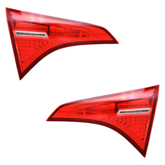 Pacific Best® - Driver and Passenger Side Inner Replacement Tail Lights (Standard Line)