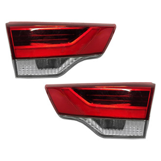 Pacific Best® - Driver and Passenger Side Inner Replacement Tail Lights (Standard Line)