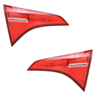 Pacific Best® - Driver and Passenger Side Inner Replacement Tail Lights (CAPA Certified)