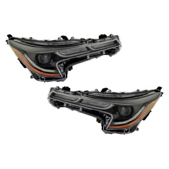 Pacific Best® - Driver and Passenger Side Replacement Headlight Set (CAPA Certified)