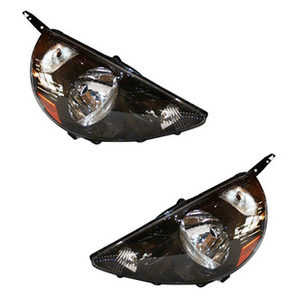 Pacific Best® - Driver and Passenger Side Replacement Headlight Set (NSF Certified)