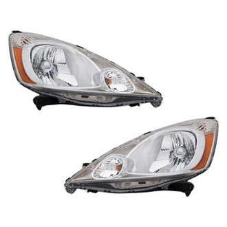Pacific Best® - Driver and Passenger Side Replacement Headlight Set (Standard Line)
