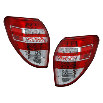 Pacific Best® - Driver and Passenger Side Outer Replacement Tail Light Lens and Housings (CAPA Certified)