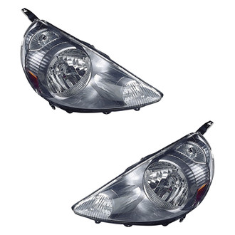 Pacific Best® - Driver and Passenger Side Replacement Headlight Set Lens and Housing (CAPA Certified)