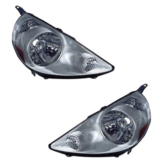 Pacific Best® - Driver and Passenger Side Replacement Headlight Set Lens and Housing (NSF Certified)