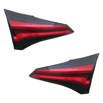 Pacific Best® - Driver and Passenger Side Inner Replacement Tail Lights (Standard Line)