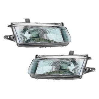 Pacific Best® - Driver and Passenger Side Replacement Headlight Set (Standard Line)