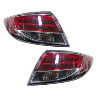 Pacific Best® - Driver and Passenger Side Outer Replacement Tail Lights (Standard Line)