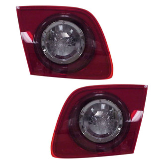 Pacific Best® - Driver and Passenger Side Inner Replacement Tail Lights (Standard Line)