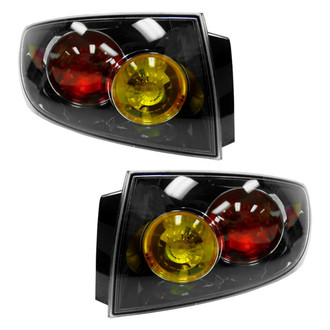Pacific Best® - Driver and Passenger Side Outer Replacement Tail Lights (Standard Line)
