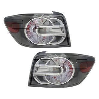 Pacific Best® - Driver and Passenger Side Replacement Tail Lights (Standard Line)
