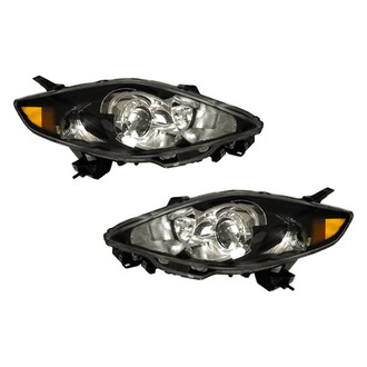 Pacific Best® - Driver and Passenger Side Replacement Headlight Set (Standard Line)