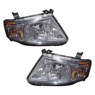 Pacific Best® - Driver and Passenger Side Replacement Headlight Set (CAPA Certified)