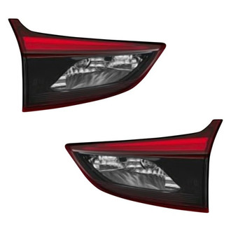 Pacific Best® - Driver and Passenger Side Inner Replacement Tail Lights (NSF Certified)