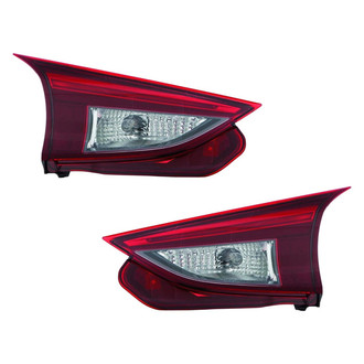 Pacific Best® - Driver and Passenger Side Inner Replacement Tail Lights (Standard Line)