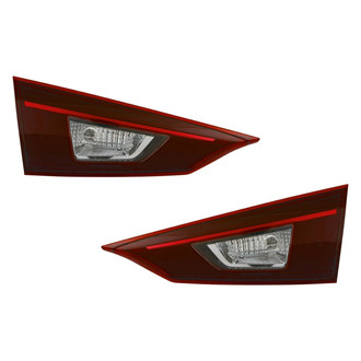 Pacific Best® - Driver and Passenger Side Inner Replacement Tail Lights (Standard Line)