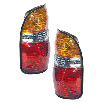 Pacific Best® - Driver and Passenger Side Replacement Tail Lights (Standard Line)