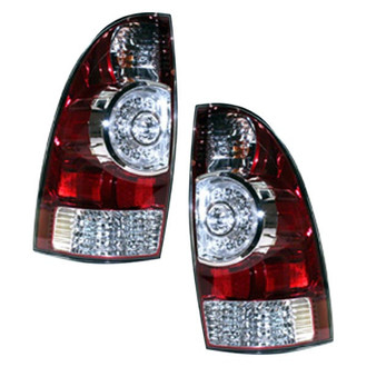 Pacific Best® - Driver and Passenger Side Replacement Tail Lights (Standard Line)