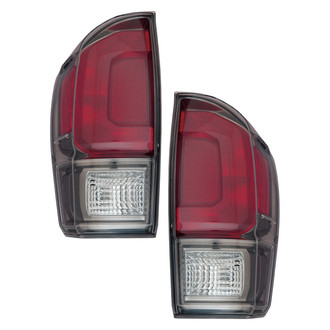Pacific Best® - Driver and Passenger Side Replacement Tail Lights (Standard Line)