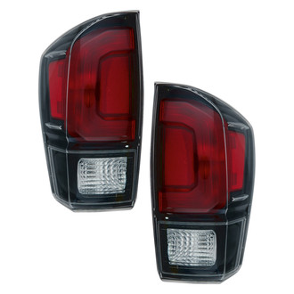 Pacific Best® - Driver and Passenger Side Replacement Tail Lights (Standard Line)