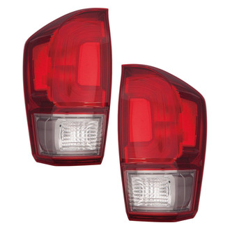 Pacific Best® - Driver and Passenger Side Replacement Tail Lights (Standard Line)