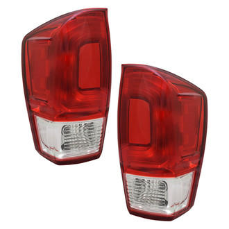 Pacific Best® - Driver and Passenger Side Replacement Tail Lights (Standard Line)