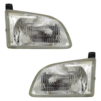 Pacific Best® - Driver and Passenger Side Replacement Headlight Set (Standard Line)