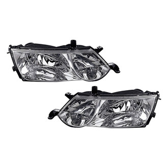 Pacific Best® - Driver and Passenger Side Replacement Headlight Set (CAPA Certified)