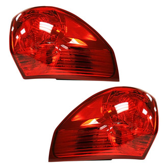 Pacific Best® - Driver and Passenger Side Outer Replacement Tail Lights (CAPA Certified)