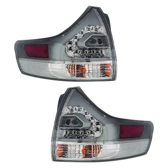 Pacific Best® - Driver and Passenger Side Outer Replacement Tail Lights (Standard Line)