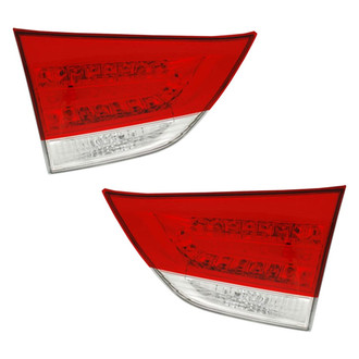 Pacific Best® - Driver and Passenger Side Inner Replacement Tail Lights (Standard Line)
