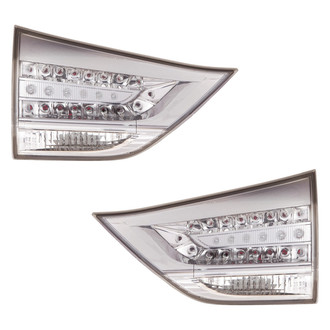 Pacific Best® - Driver and Passenger Side Inner Replacement Tail Lights (CAPA Certified)