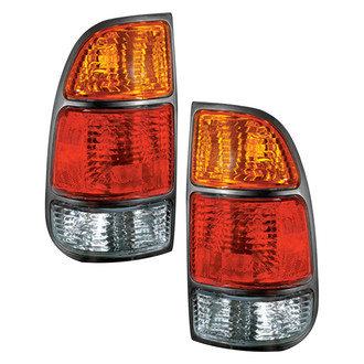 Pacific Best® - Driver and Passenger Side Replacement Tail Lights (Standard Line)