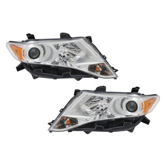 Pacific Best® - Driver and Passenger Side Replacement Headlight Set (Standard Line)